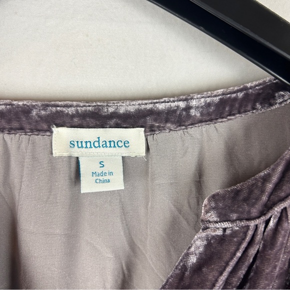 Sundance velvet silk blend blouse top button front size small - Picture 2 of 6